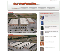 Tablet Screenshot of eurotessile.it